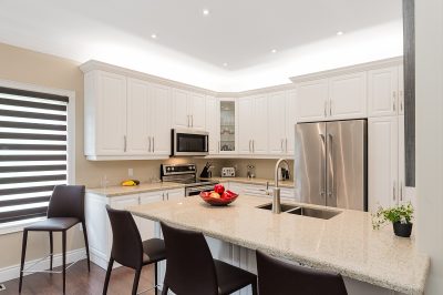 kitchen with island